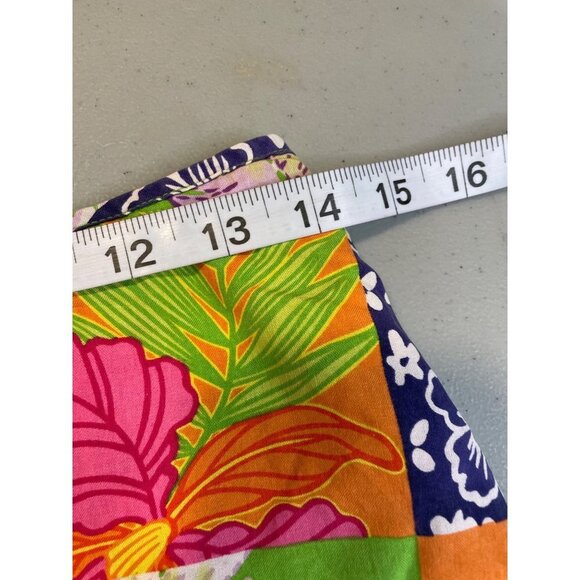 Bamboo Traders Tropical Floral Lightweight Mini Skort Skirt Sz 6 - Picture 7 of 8